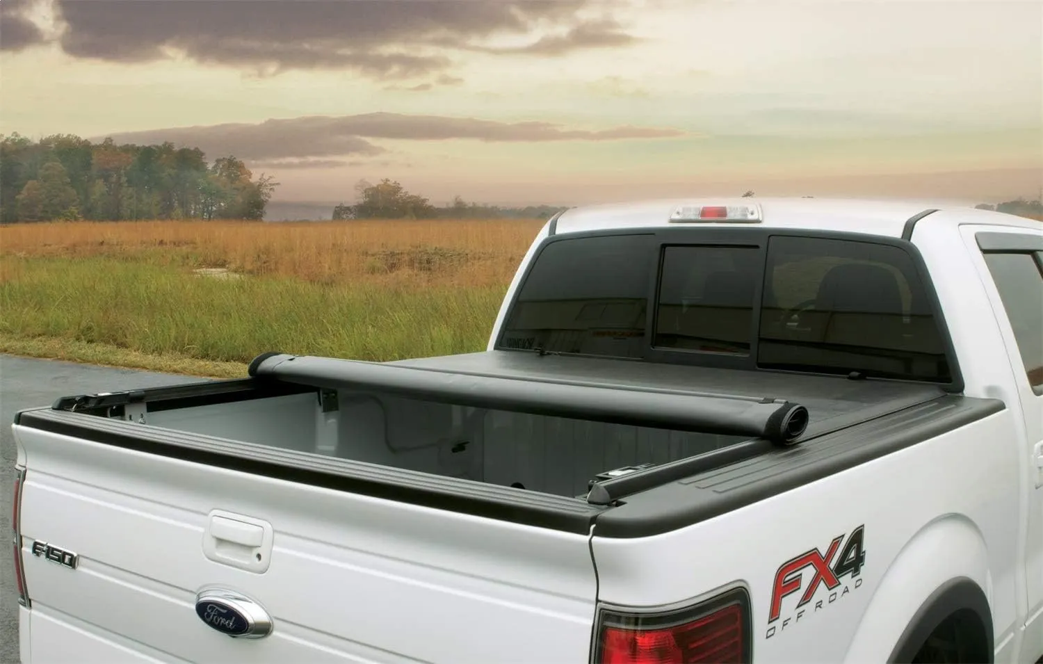 Lund Genesis Roll Up Soft Roll Up Truck Bed Tonneau Cover | 96063 | Fits 2003 - 2018, 2019 - 2020 Classic Dodge Ram 1500 8' Bed (96")
