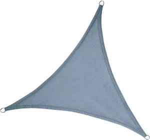 LyShade14' x 14' x 14' Cadet Blue Colour Triangle Sun Shade sail Canopy Awning for Garden Deck Pool Patio pergola Backyard Sandbox Outdoor Sun shade-90% Sun Shade, Higher u.v. Block
