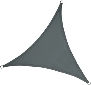 LyShade14' x 14' x 14' Cool Grey Colour Triangle Sun Shade sail Canopy Awning for Garden Deck Pool Patio pergola Backyard Sandbox Outdoor Sun shade-90% Sun Shade, Higher u.v. Block