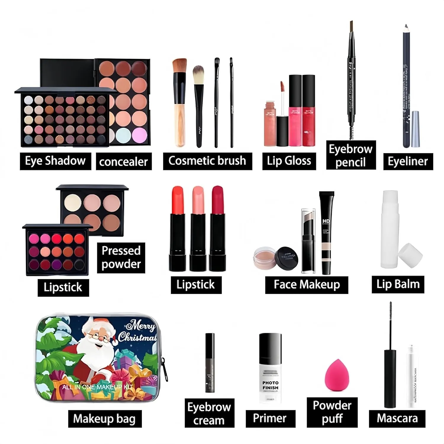 MAEPEOR All In One Makeup Kit for Women Full Kit Multi-Purpose Makeup Set for Beginners or Pros (SKIT003H)