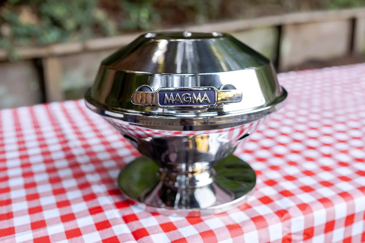 MAGMA Products C10-100, Beach Fire Portable Charcoal Grill with Tabletop Stand, Original Size 15 Inch