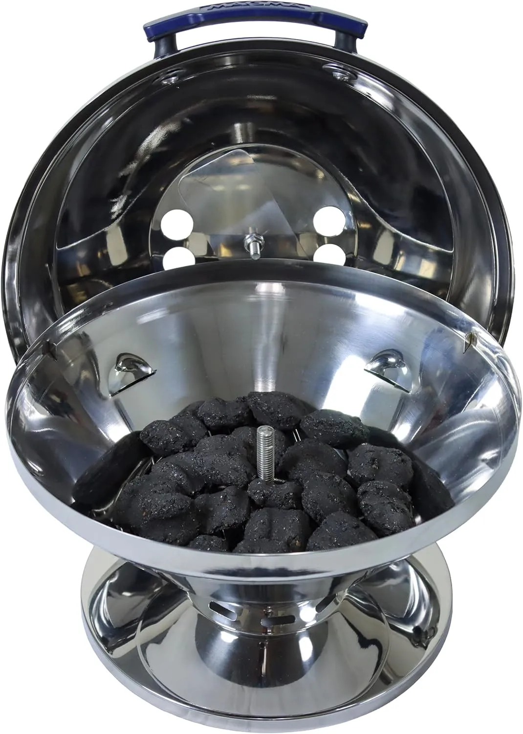 MAGMA Products C10-100, Beach Fire Portable Charcoal Grill with Tabletop Stand, Original Size 15 Inch