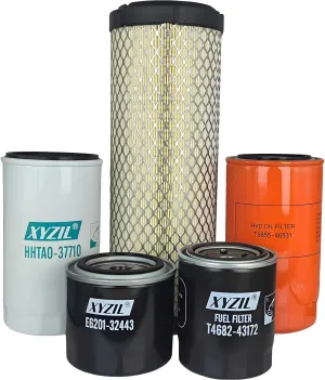 Maintenance Service Filter Kit Compatible with Kioti CK2610CHSE CK2610H HST Air Engine Oil Fuel Filter Hydraulic Hydrostatic Drive Compact Tractor E6201-32443 T2185-38031 T4682-43172 T5855-46531