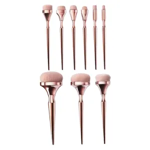 Makeup Brushes Kit 9pcs Blending Brush Set for Foundation Concealer Eyeshadow Professional Makeup Tool