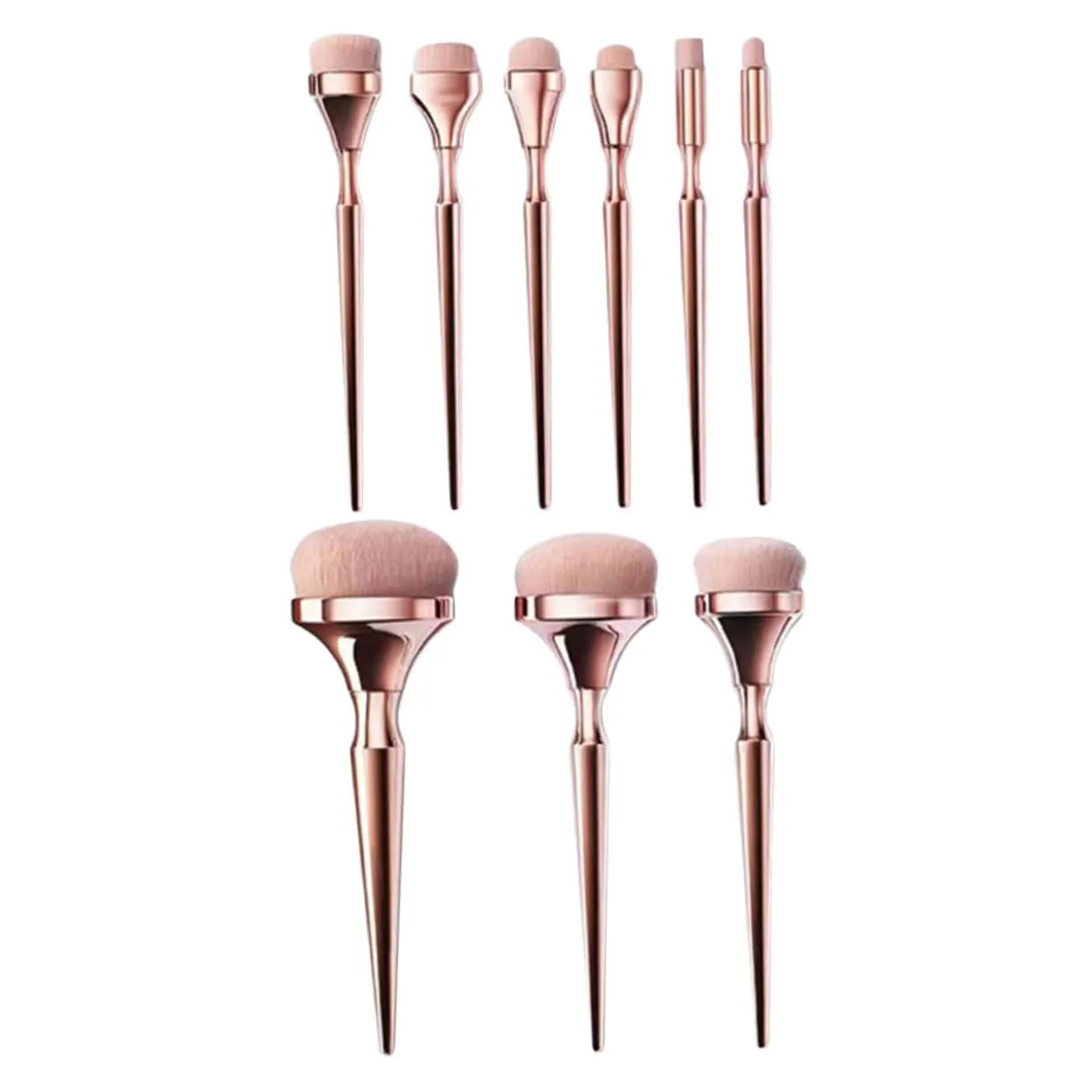Makeup Brushes Kit 9pcs Blending Brush Set for Foundation Concealer Eyeshadow Professional Makeup Tool