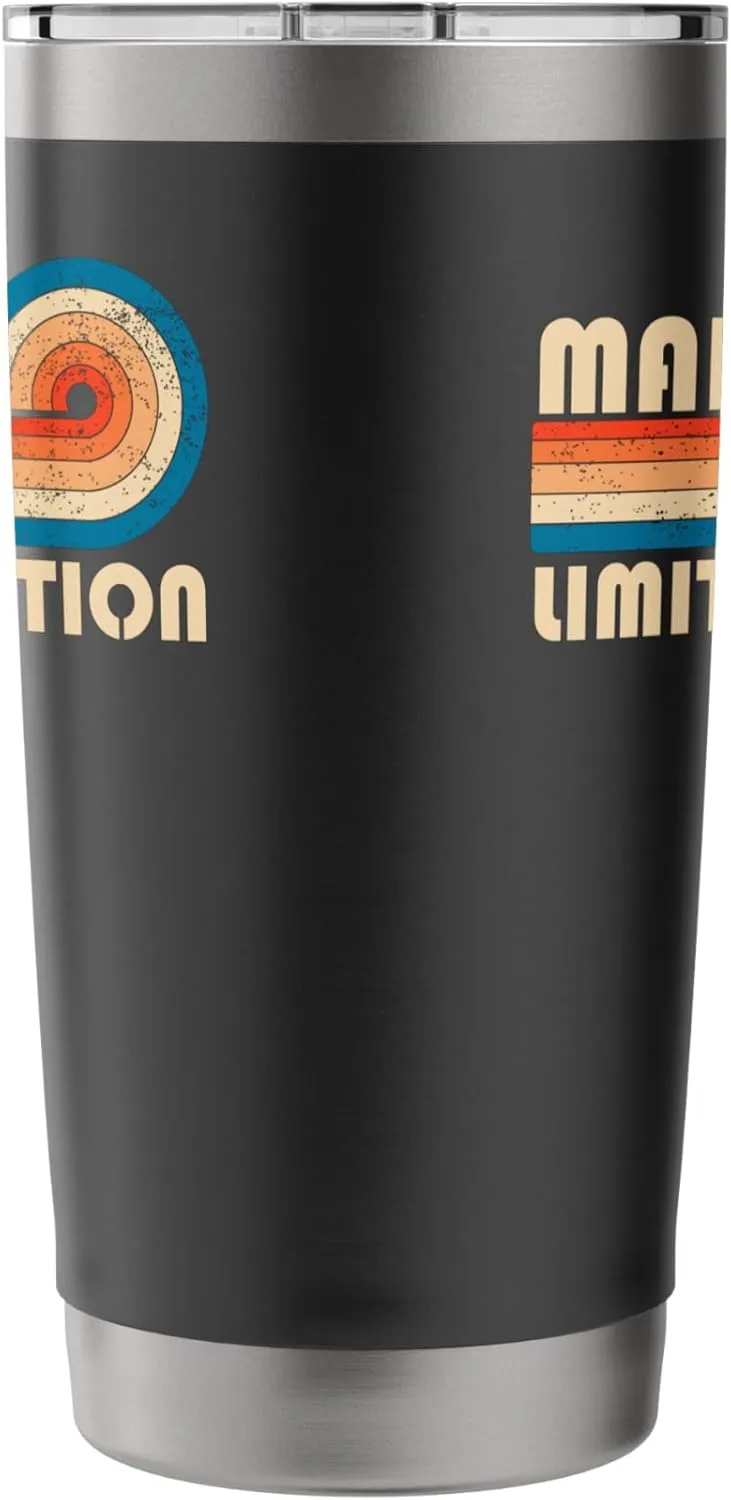 MAKINO Surname Retro Vintage 80s 90s Birthday Reunion Stainless Steel Insulated Tumbler