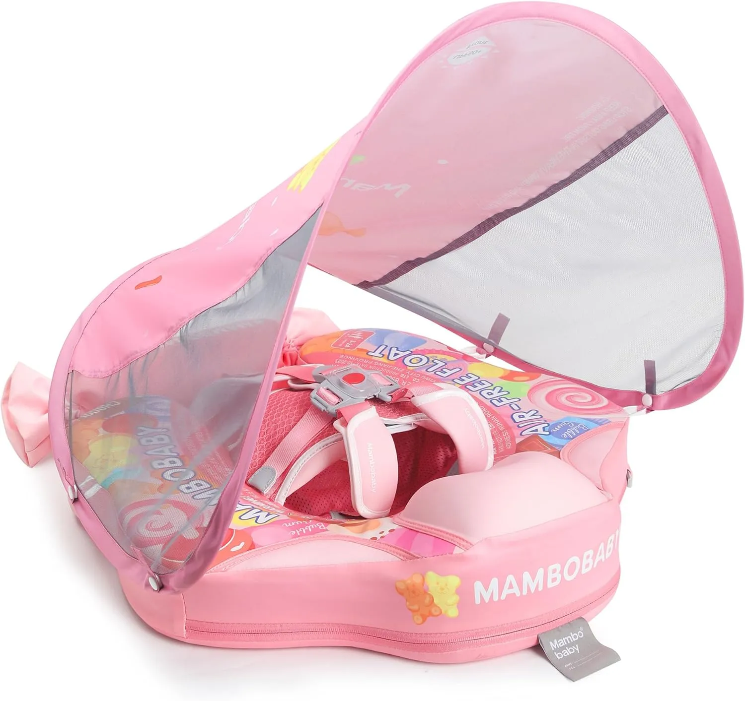 Mambobaby Add Tail Newest Baby Float with Sun Canopy – Candy
