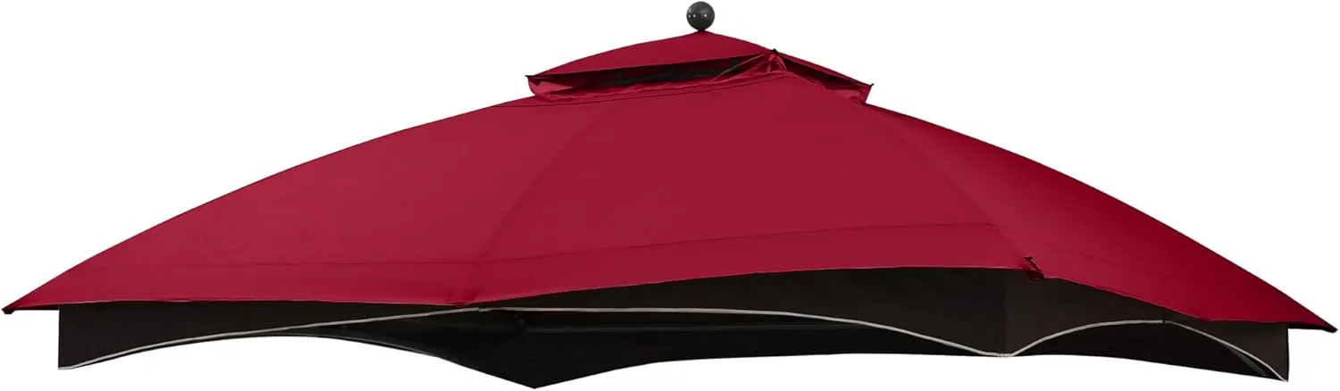 MASTERCANOPY Replacement Canopy Top for Lowe's Allen Roth 10x12 Gazebo #GF-12S004B-1 (Burgundy)