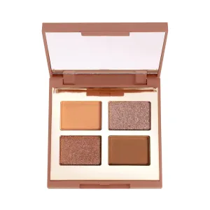 Mellow Cosmetic Eyeshadow Quad - Matte & Shimmer Shades - Eyeshadow Palette Kit for Women - Longwear, Highly Pigmented, Intense Color - Compact Eye Makeup Kit (Aphrodite)