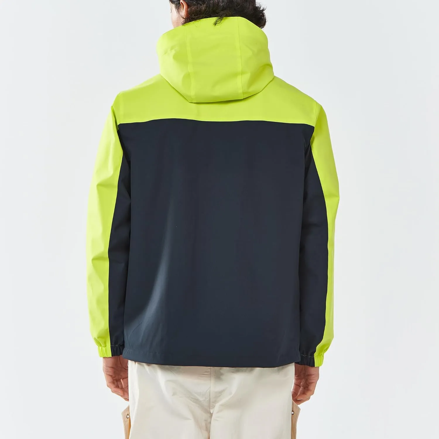 Men's Jacket with Hood Waterproof Windbreaker Lightweight Rainproof Jacket