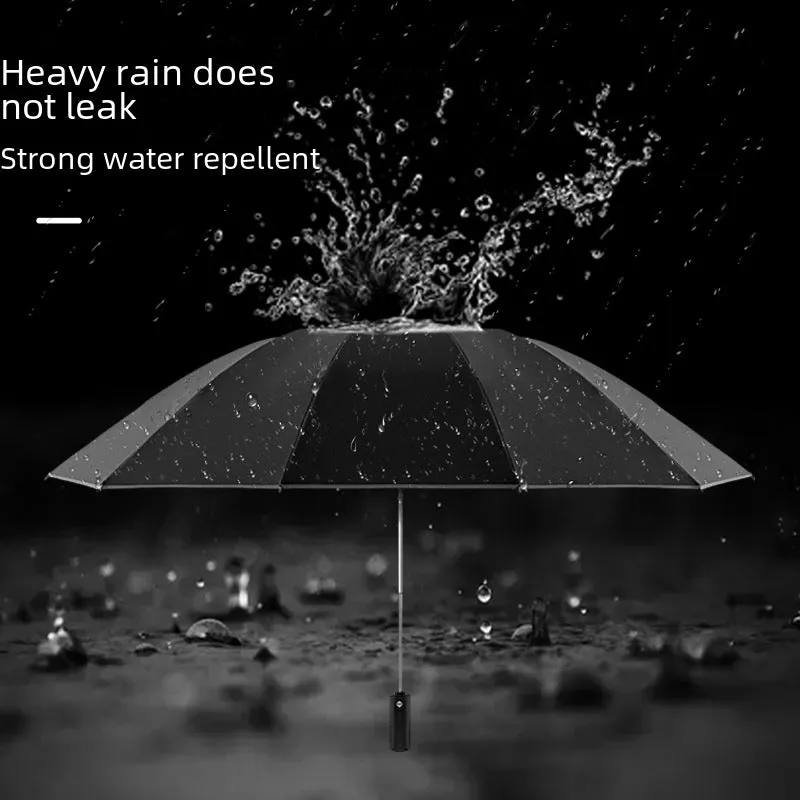 Men’s Large Folding Automatic Umbrella  UV & Windproof
