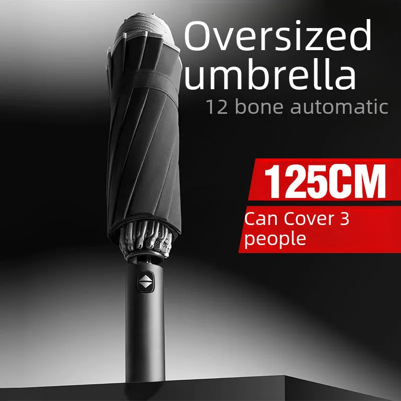 Men’s Large Folding Automatic Umbrella  UV & Windproof
