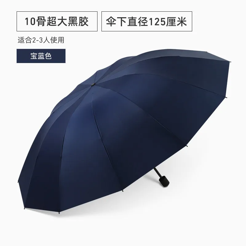 Men’s Large Folding Automatic Umbrella  UV & Windproof