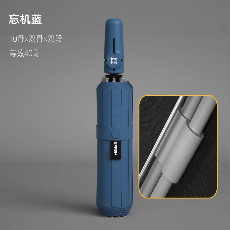 Men’s Large Folding Automatic Umbrella  UV & Windproof