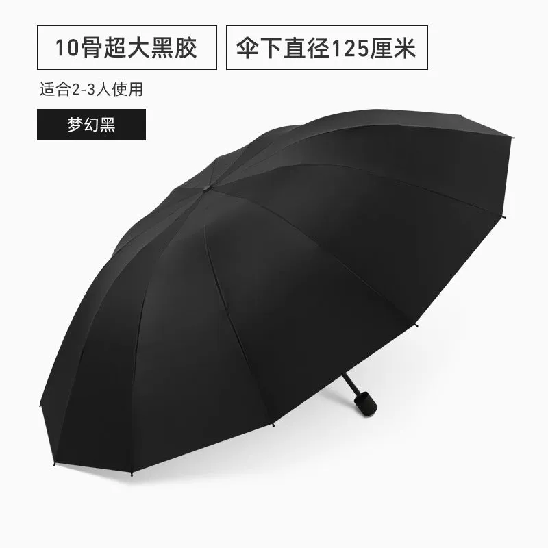 Men’s Large Folding Automatic Umbrella  UV & Windproof