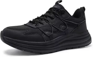 Men's Orthopedic Trail Running Shoes: Comfortable Casual Arch Support Plantar Fasciitis Workout Ooudoor Walking Shoes, Orthotic Flat Feet Hiking Sport Trekking Sneakers for Foot and Heel Pain Relief