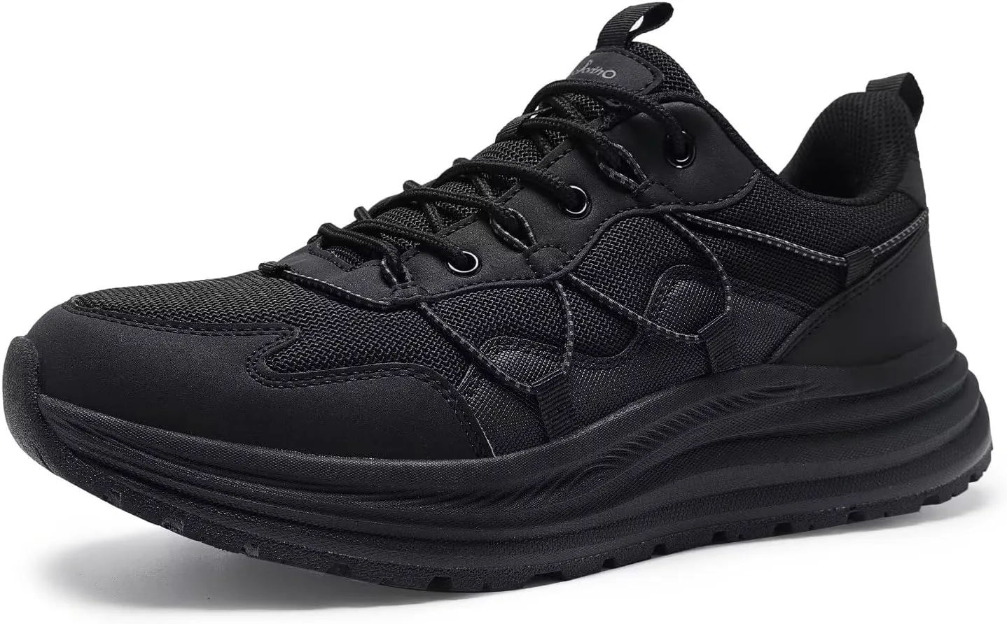 Men's Orthopedic Trail Running Shoes: Comfortable Casual Arch Support Plantar Fasciitis Workout Ooudoor Walking Shoes, Orthotic Flat Feet Hiking Sport Trekking Sneakers for Foot and Heel Pain Relief