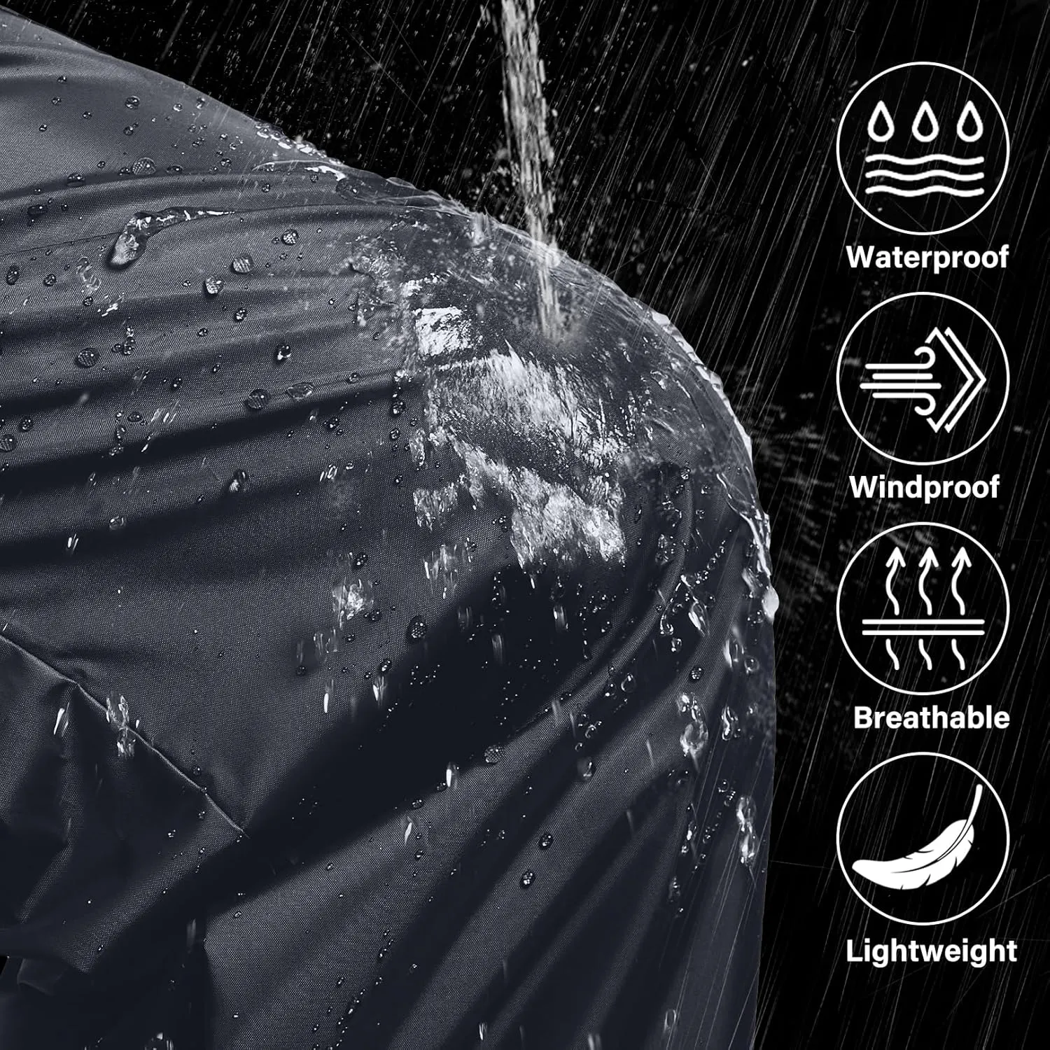 Men's Rain Pants Waterproof Over Pants Windproof Outdoor Hiking Pants for Golf,Fishing,Cycling