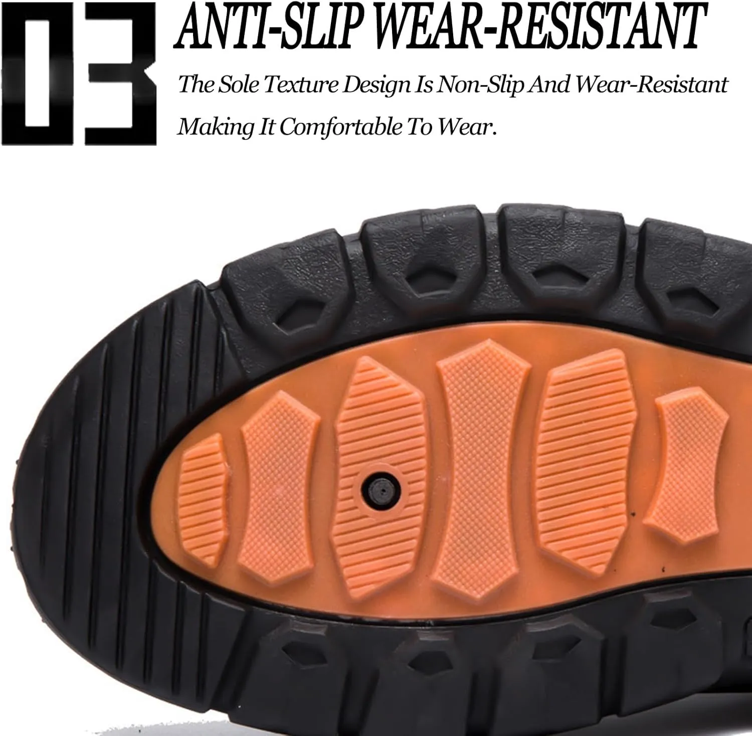 Men's Suede Lace up Non Slip Platform Hiking Shoes Low Top Comfortable Lightweight Waterproof Lug Sole Outdoor Sneakers for Camping Trekking Adventure Work Shoes
