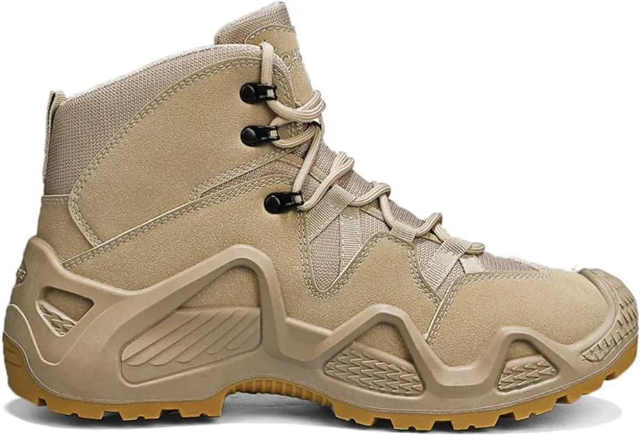 Men's Waterproof Anti-slip Hiking Boots Outdoor Mid Trekking Backpacking Mountaineering Shoes