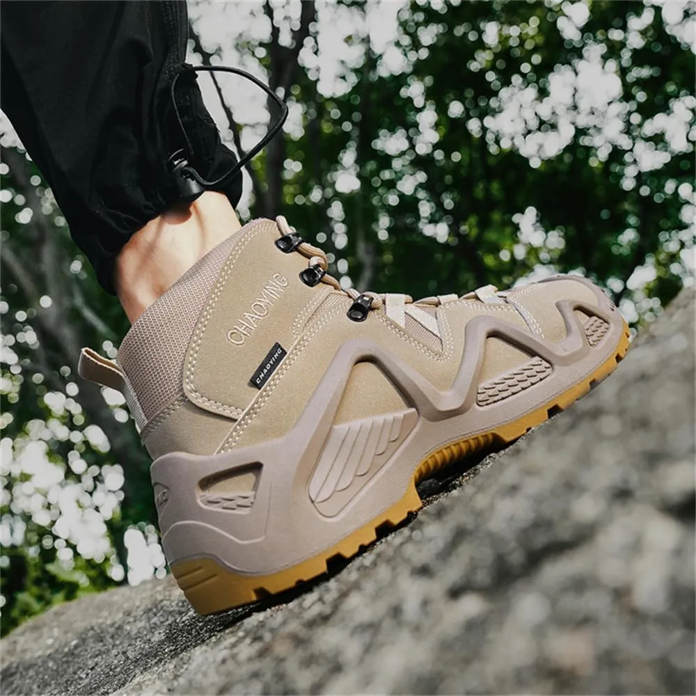 Men's Waterproof Anti-slip Hiking Boots Outdoor Mid Trekking Backpacking Mountaineering Shoes