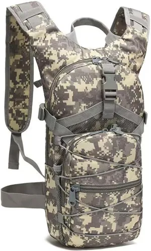 Military Molle Tactical Backpack, 15L Small Capacity Army Backpack for Hiking Cycling Camping Mountaineering Fishing Hunting Climbing Trekking Travel Sports