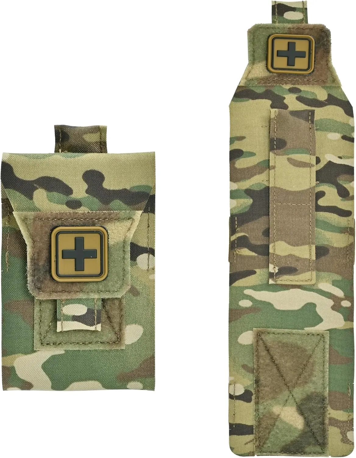 Mini IFAK Micro Trauma Pouch | Compact Empty EDC First Aid Organizer | Portable Stop Bleeding Supplies Pouch for Medic Gear & Survival Kits