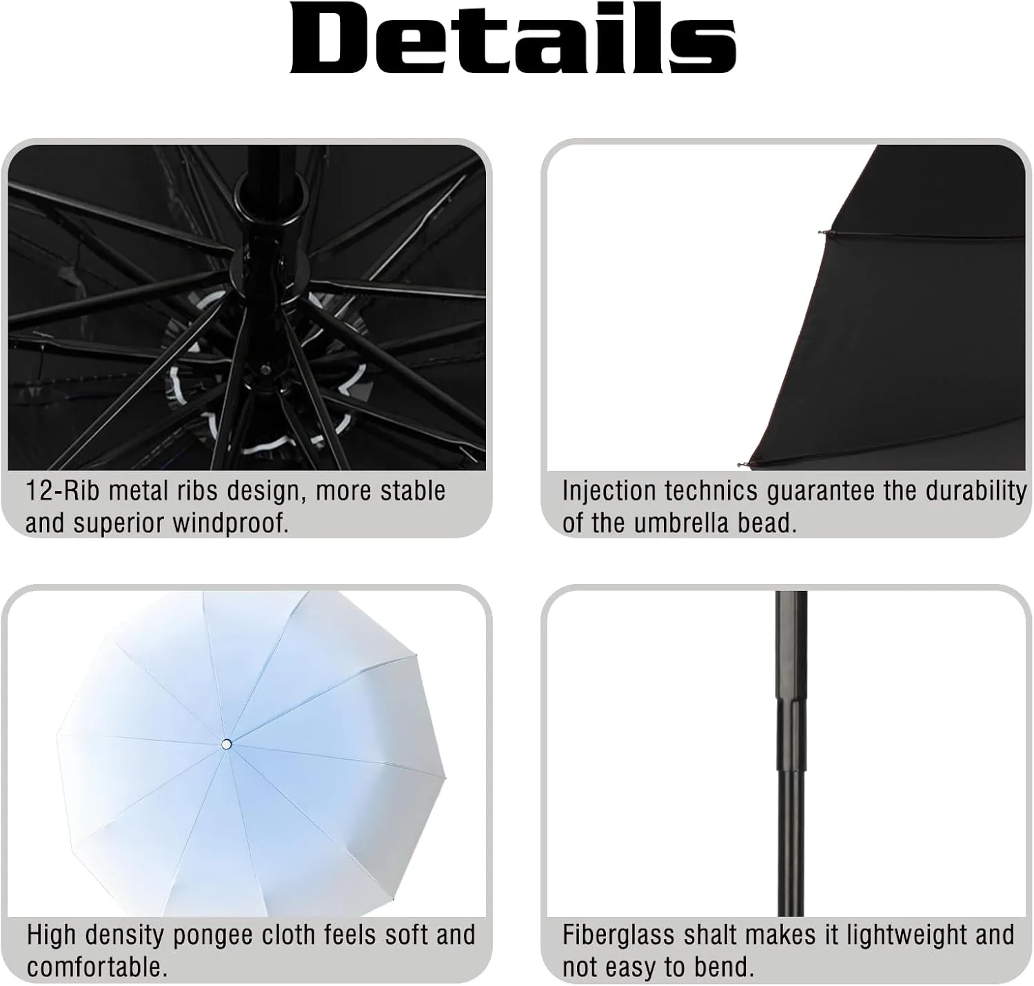 Mini Travel Umbrella Purse with Case Compact, Lightweight, UV Umbrella UPF 50  Sun Protection, Windproof Portable Parasol for Women, Men & Kids