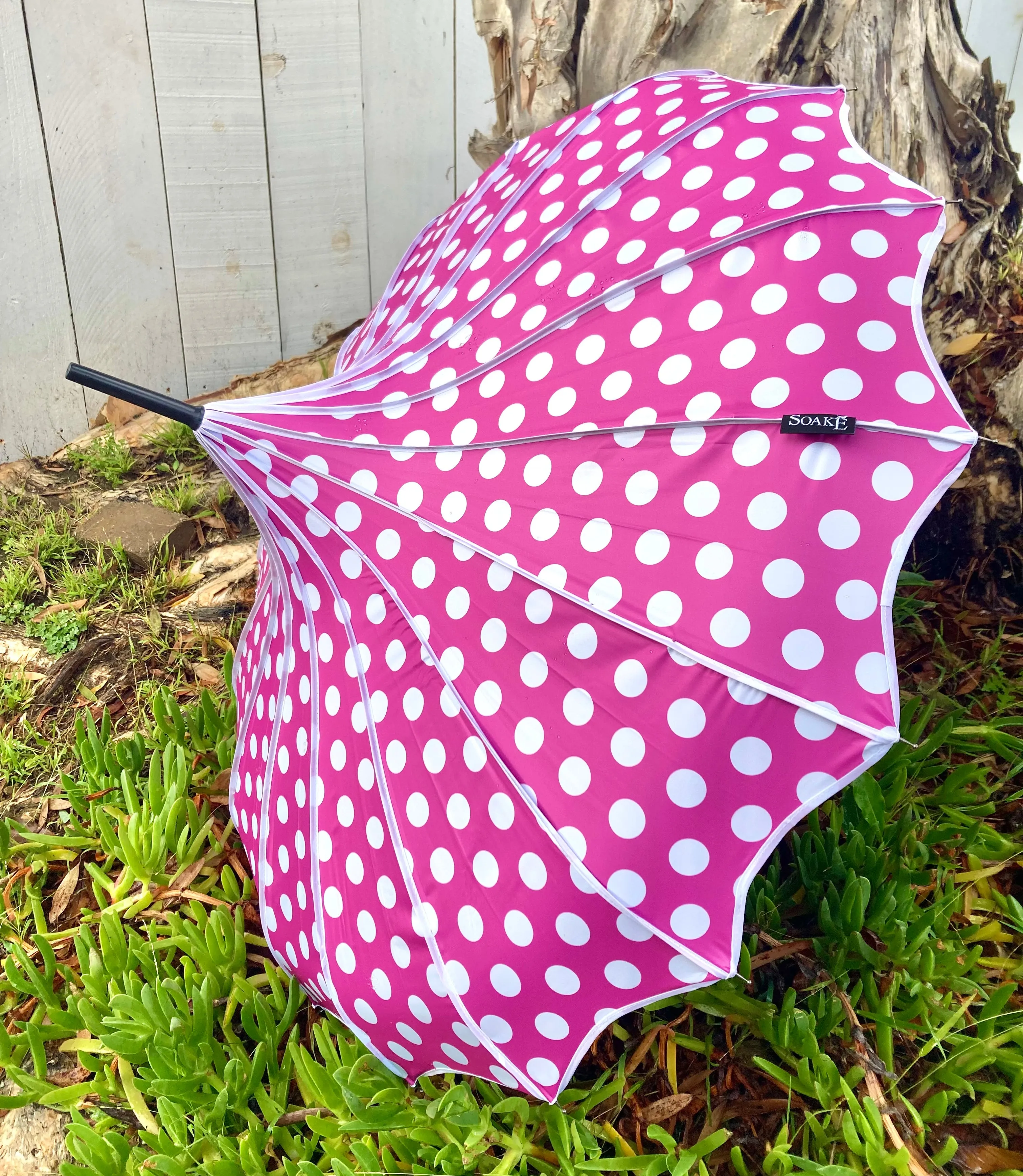 Miss Polka Pink Pagoda Umbrella | Blackout and Anti-UV
