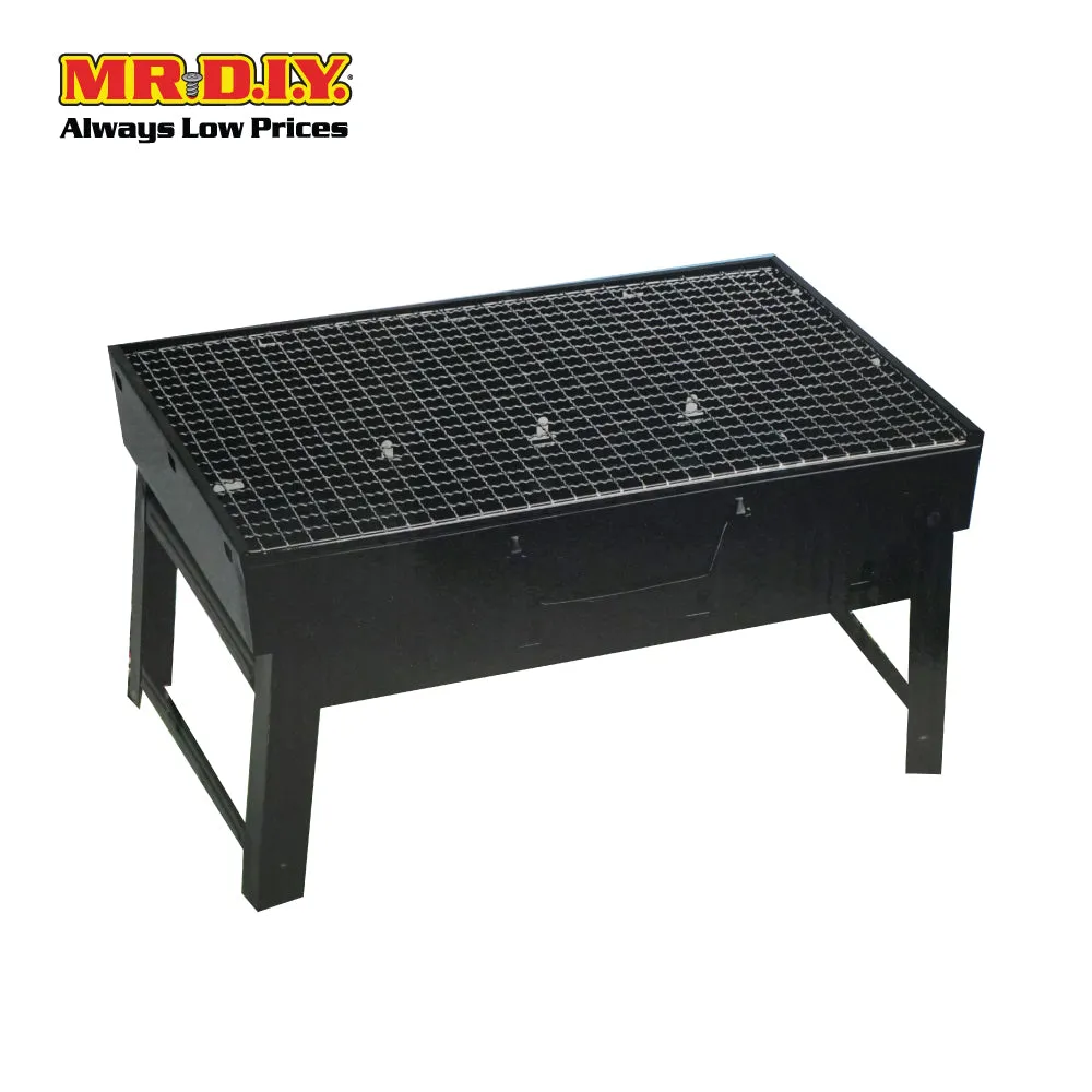 (MR.DIY) Portable Outdoor Camping Picnic Foldable BBQ Grill Stand (35cm x 27cm)