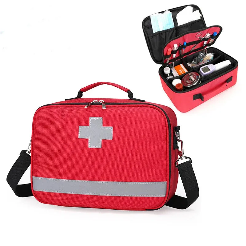 Multifunction Waterproof Home First Aid Kit Bag (Home, Office, Hospital)