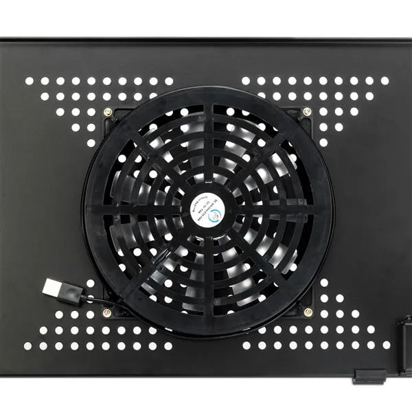 Multifunctional Portable Folding Table with Fan & Mouse Plate