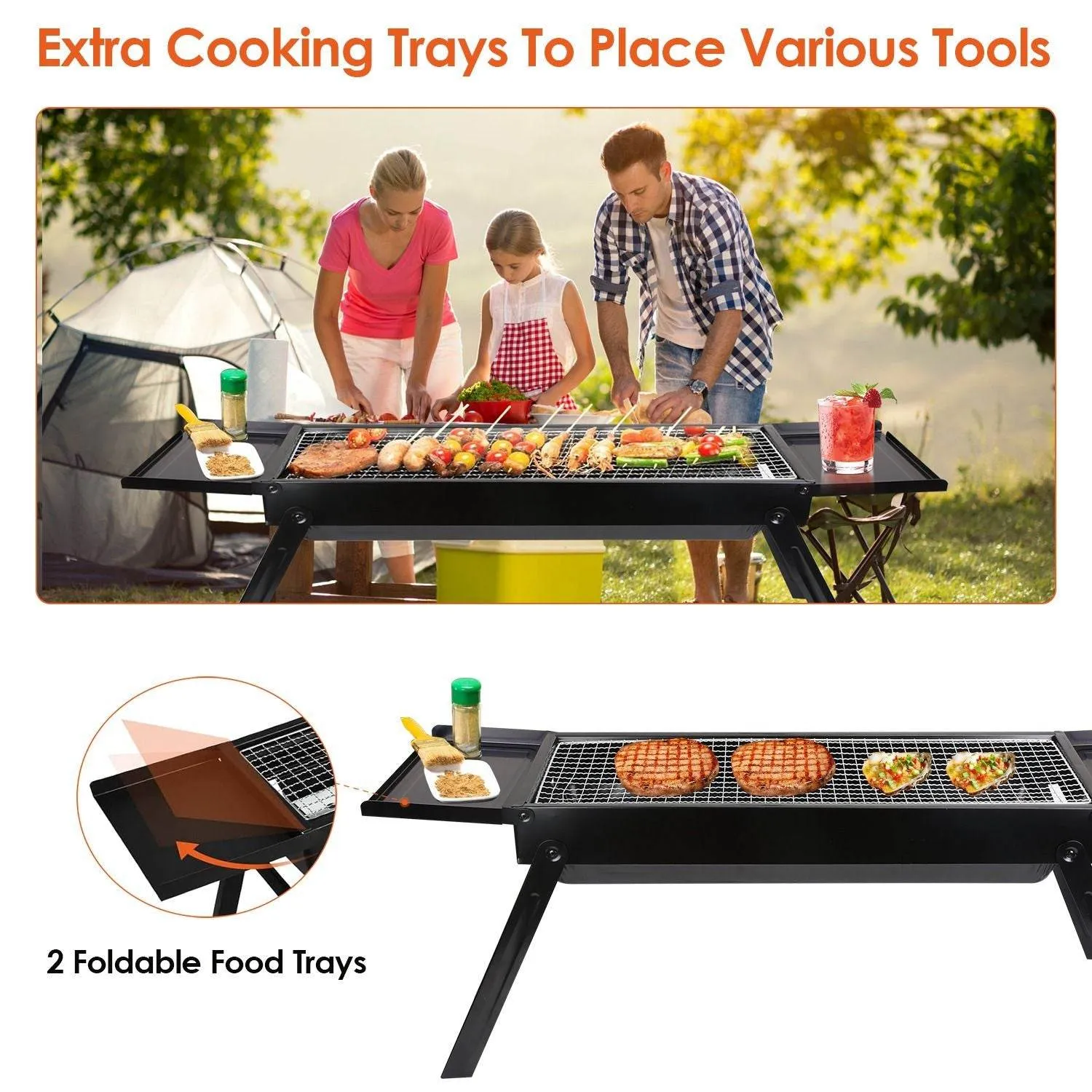 Must-have item Grill Stainless Exclusive event Steel Charcoal Folding