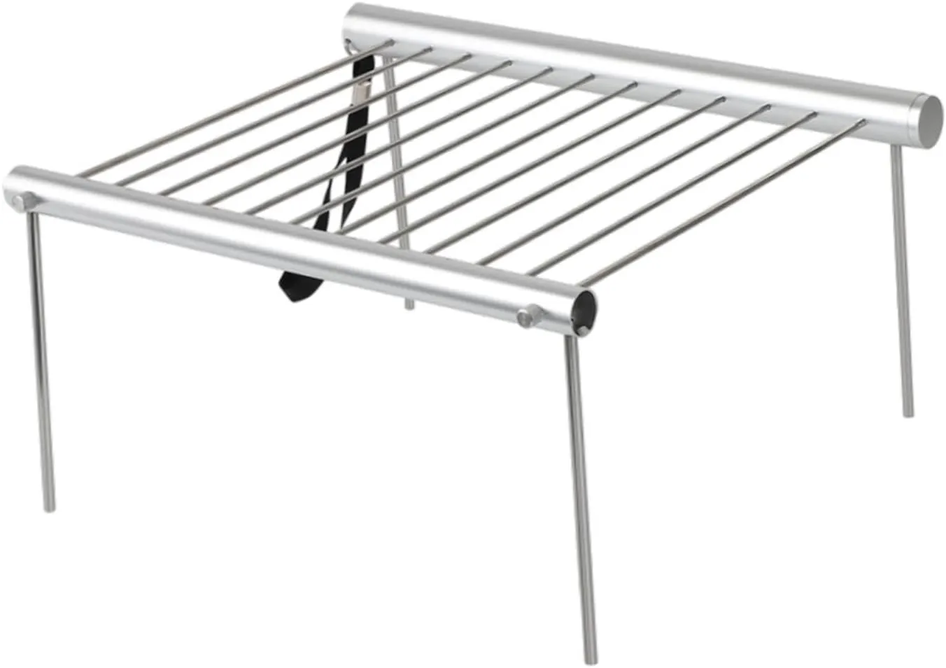 MYCENSE Folding Campfire Grill Camping Grill,Portable,Camping Pot Bracket Holder,Grate Camp Fire Cooking Rack for Picnics Adventures
