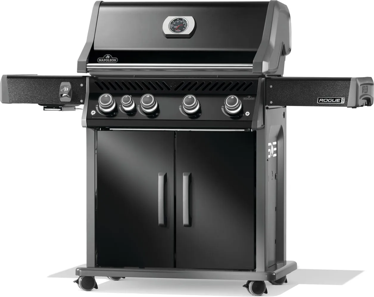 Napoleon Rogue® PRO 525 Propane Gas Grill with Infrared Side Burner, Black - RP525SIBPK-2