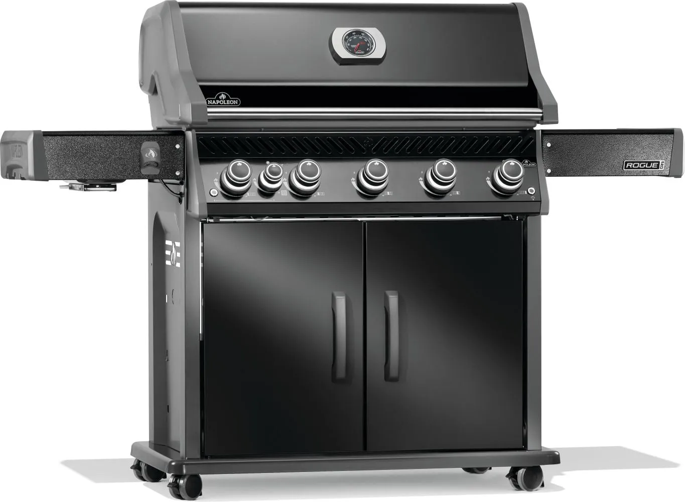 Napoleon Rogue® PRO 625 Propane Gas Grill with Infrared Side Burner, Black - RP625SIBPK-2