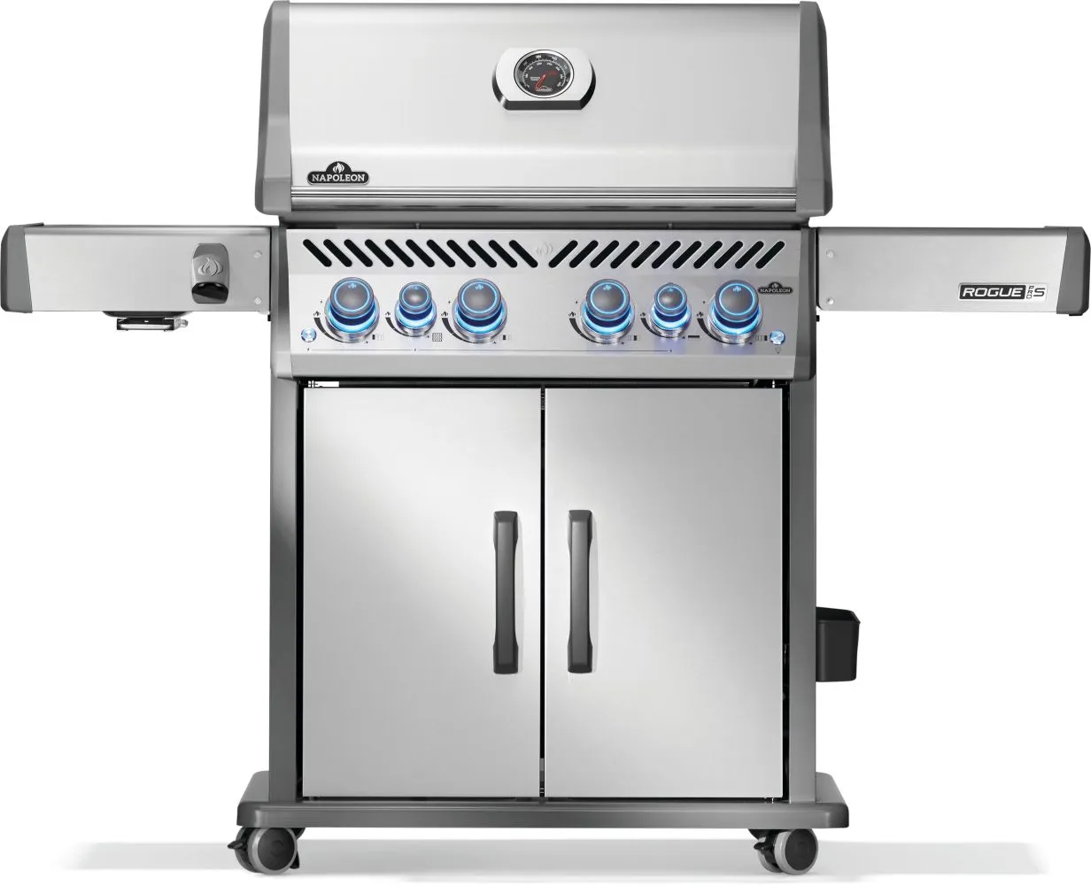 Napoleon Rogue® PRO-S 525 Natural Gas Grill with Infrared Side and Rear Burners - RPS525RSIBNSS-2