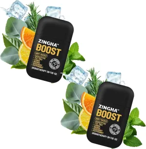 Natural Aromatherapy Nasal Stick – Boost Focus & Enhance Breathing | Portable Sinus Relief & Relaxation Nasal Inhaler Stick | Intake Breathing Essential Oil Blend for Stress and Congestion