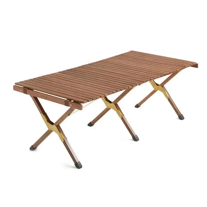 Naturehike Outdoor folding egg roll table - Beech