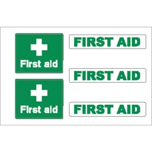 Nauticalia Boat Stickers - First Aid