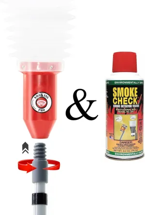 New & Improved Smoking PRO - Smoke Detector/Fire Alarm Tester   1 Can HSI SmokeCheck