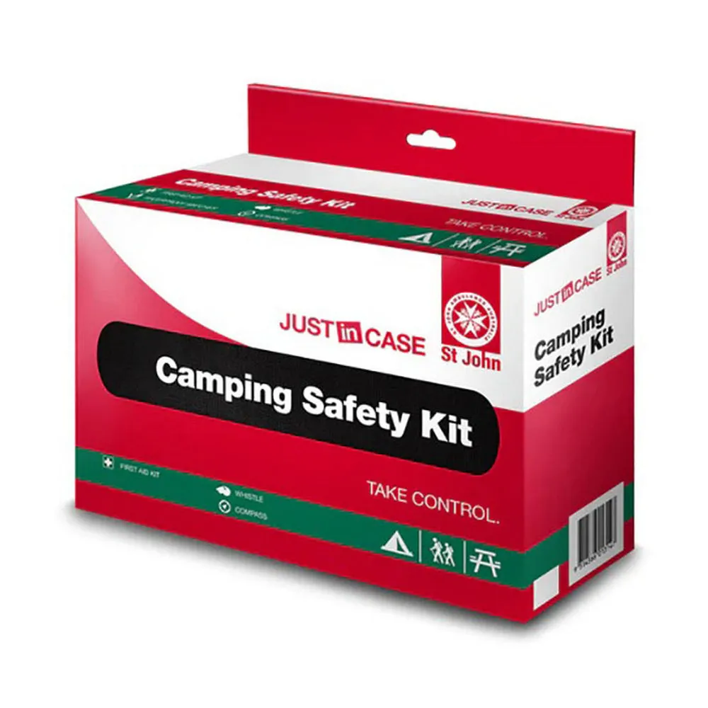 New ST JOHN AMBULANCE Camping First Aid Safety Kit, Outdoor Kit #600207