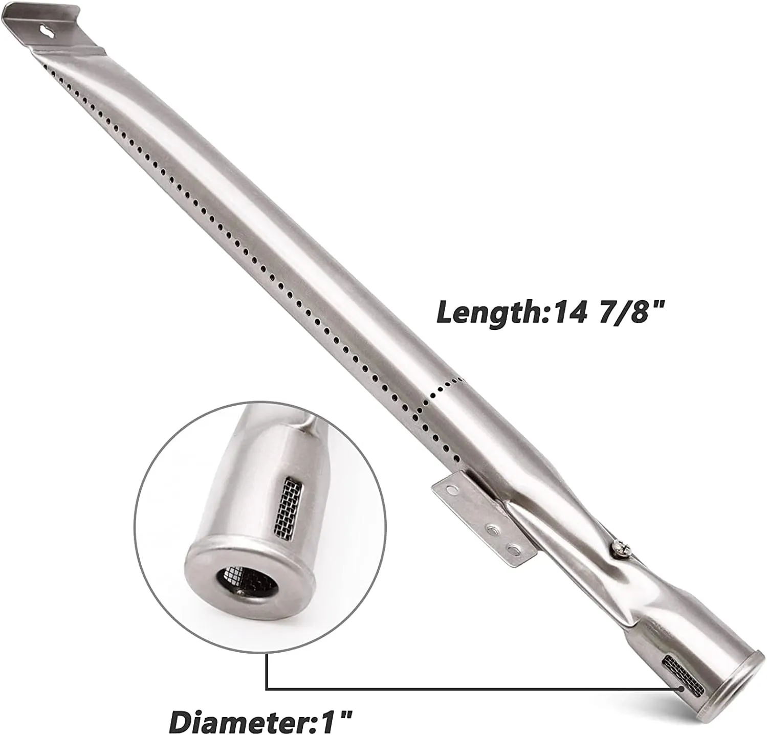 Nexgrill Grill Replacement Parts for 4 Burner 720-0830H, 720-0888, 720-0888N - Burner Tubes, Heat Shield Tent Plates, Igniters Kit for Home Depot 720-0830H