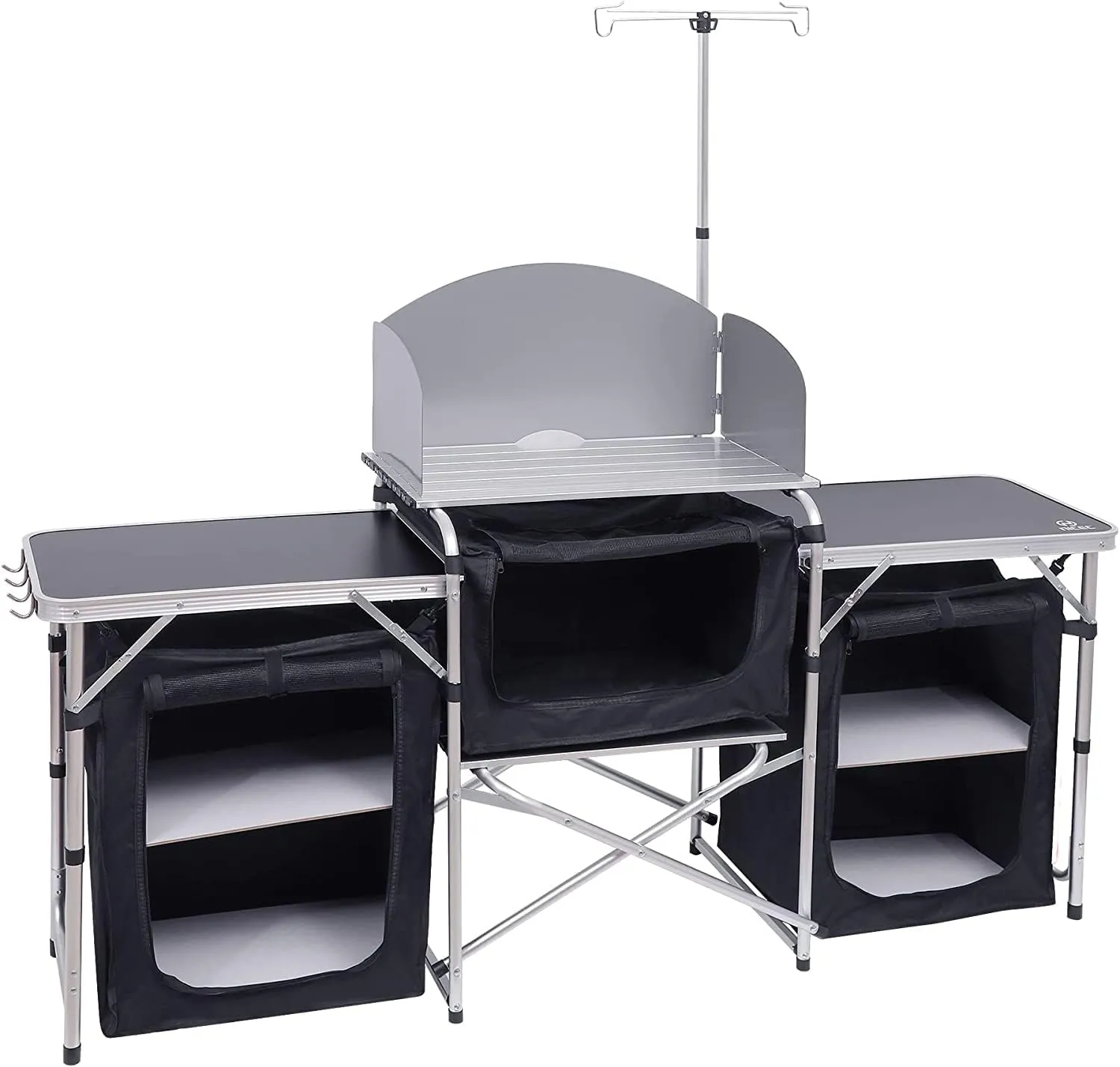 Nice C Camping Kitchen Station   Medium Roll up Table