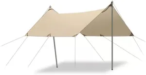 NIEH Outdoor Camping Canopy Tent, Rainproof Awning, Picnic Pavilion, Oxford Cloth Material, Windproof, Rainproof, Sunproof, Heat Insulation,M