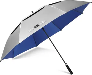 NINEMAX 51/54/62/68 Inch Golf Umbrella UV Potection, Auto Open Large UV Umbrellas Sun Blocking Double Canopy Vented Windproof for Sun Rain