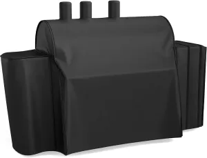 NUPICK 8080 Grill Cover for Char-Griller 5050 Duo Grill, Heavy Duty and Waterproof Grill Cover, All Weather Protection
