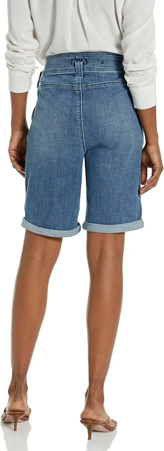 NYDJ Women's High Rise Short With Binding Detail