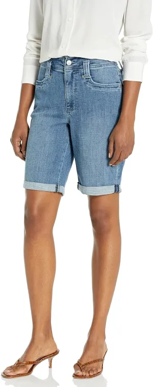 NYDJ Women's High Rise Short With Binding Detail