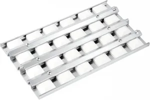 Oklagarden 10 Inch Ceramic Briquette Tray Replacement Parts 814554 for Wolf OG36 Grill Parts Twin Eagles S21759y Grill Briquette Tray Replacement TEBQ36G-B TEBQ36R-B Stainless Steel Heat Tray Parts